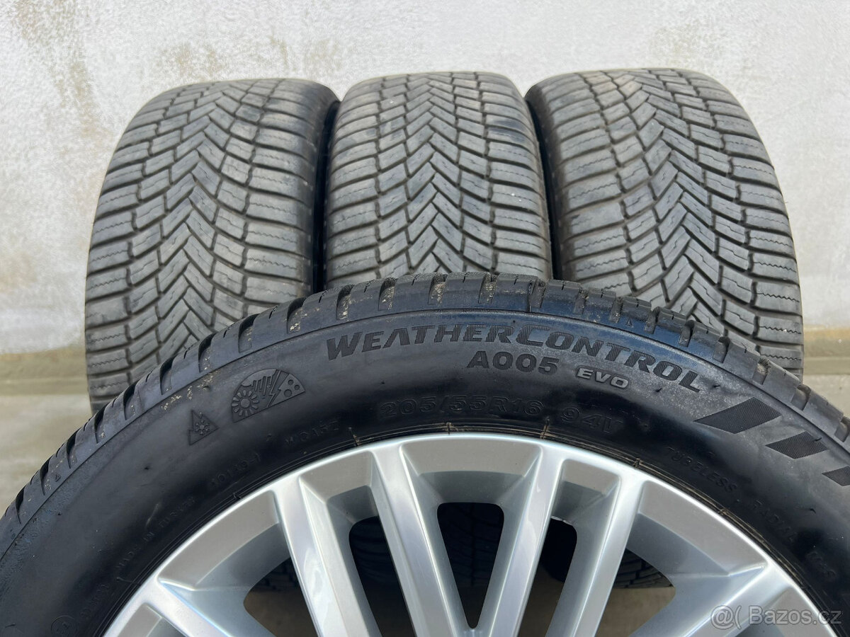 205/55R16 94V alu kola VW GOLF VII, Caddy 6,5x16 5x112 ET46 - 16