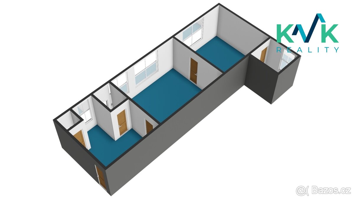 Pronájem bytu 2+1, 61 m² – Jáchymov, ul. K Lanovce - 16