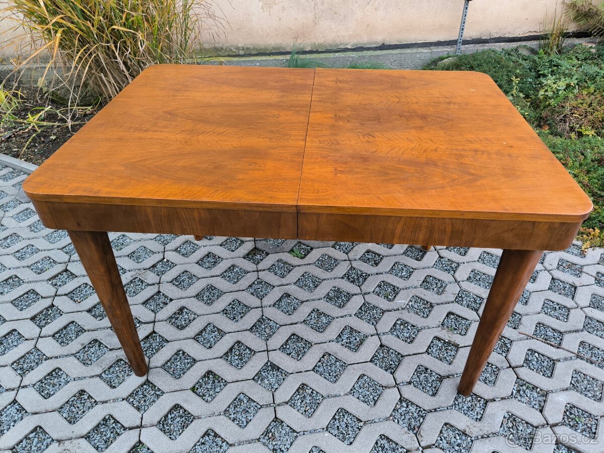 Art Deco jídelní rozkládací stůl Jindřich Halabala - 16