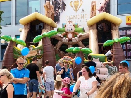 Nafukovací atrakce Opičí dráha - 16