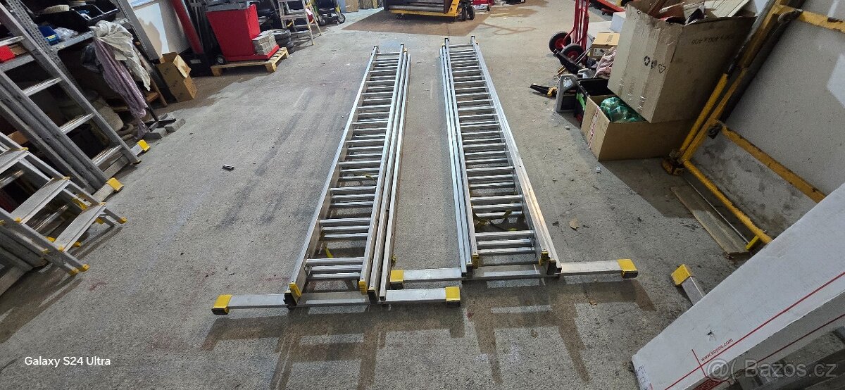 Žebříky a schůdky ALVE + držáky žebříků - 16