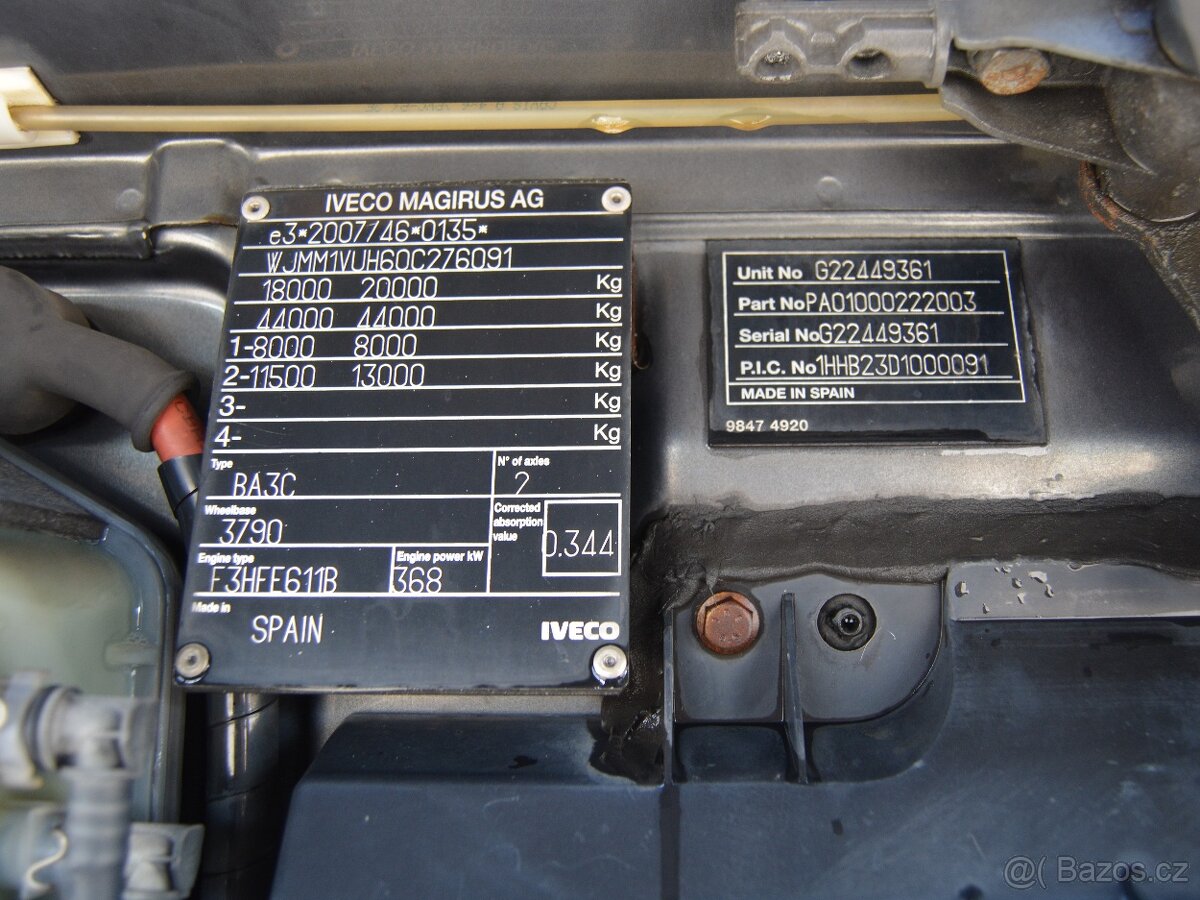 IVECO Stralis 500 retarder AS440S50 tahač - 16