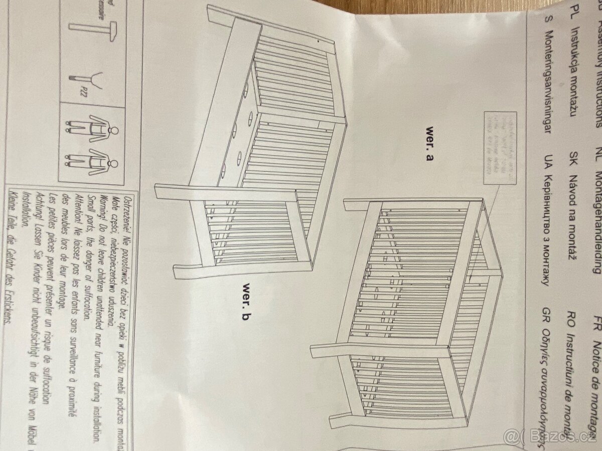 Postýlka 70 x 140 cm včetně matrace - 16