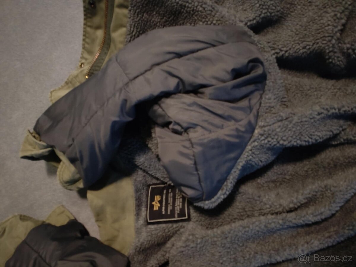 BUNDA PARKA M65 ALPHA INDUSTRIES OLIVE LIMITED L - 16
