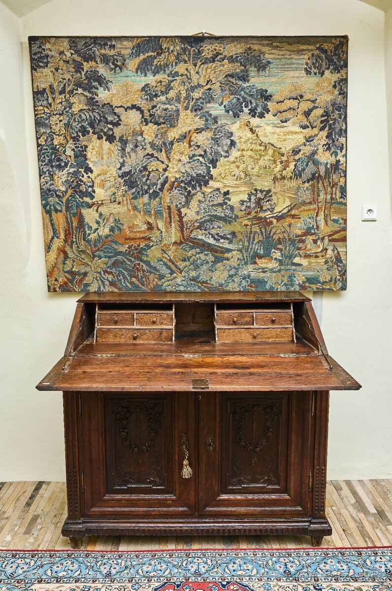 Klasicistní komoda se sekretářem - Originál - 16