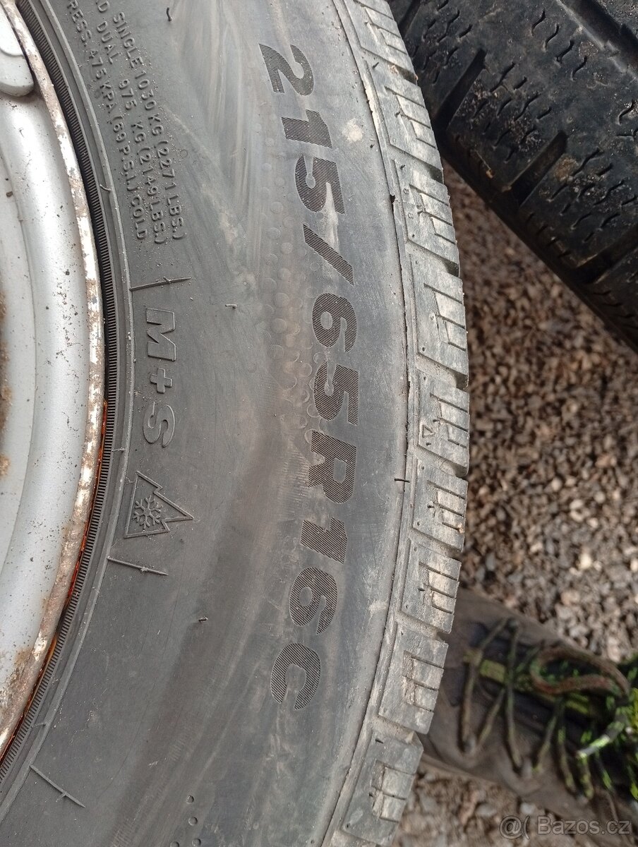 MERCEDES BENZ VITO, VIANO W639 PLECH. KOLA S PNEU 215/65R16C - 16