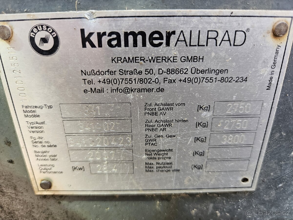 Nakladač Kramer Allrad 280 4x4 - 16