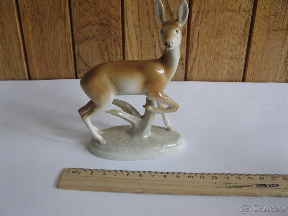 Retro hrníčky, srnka,,SOVY,staré lžičky a souprava z alpaky - 16