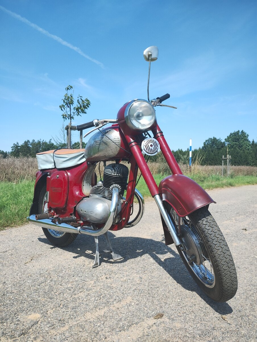Původní jawa kývačka 250/353 1957 po komple - 16