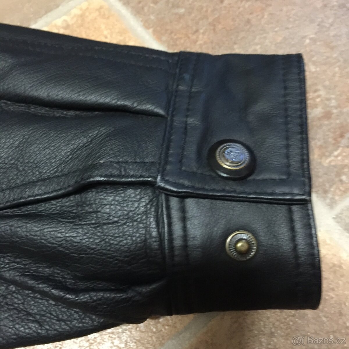 Retro bunda a vesta kožená nenošená luxusní Top stav - 16