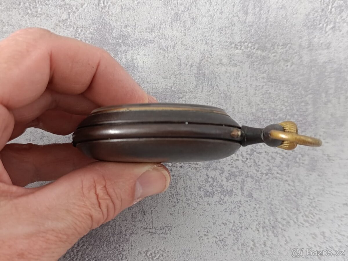 Obrovské kapesní hodinky Regulateur 67mm s průhlednou pracho - 16