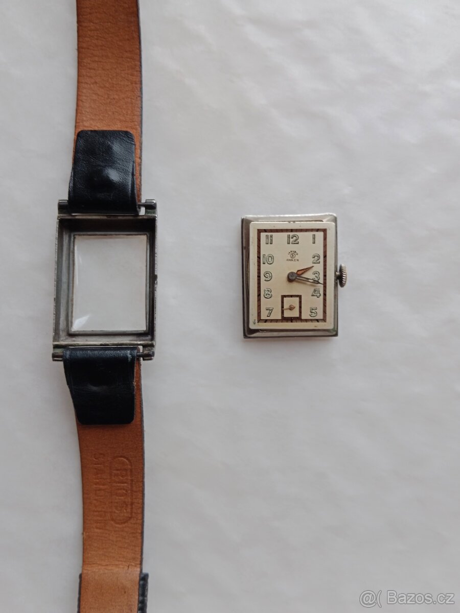 Staré vojenské hodinky Anker-Berg Panzer Tan - 16