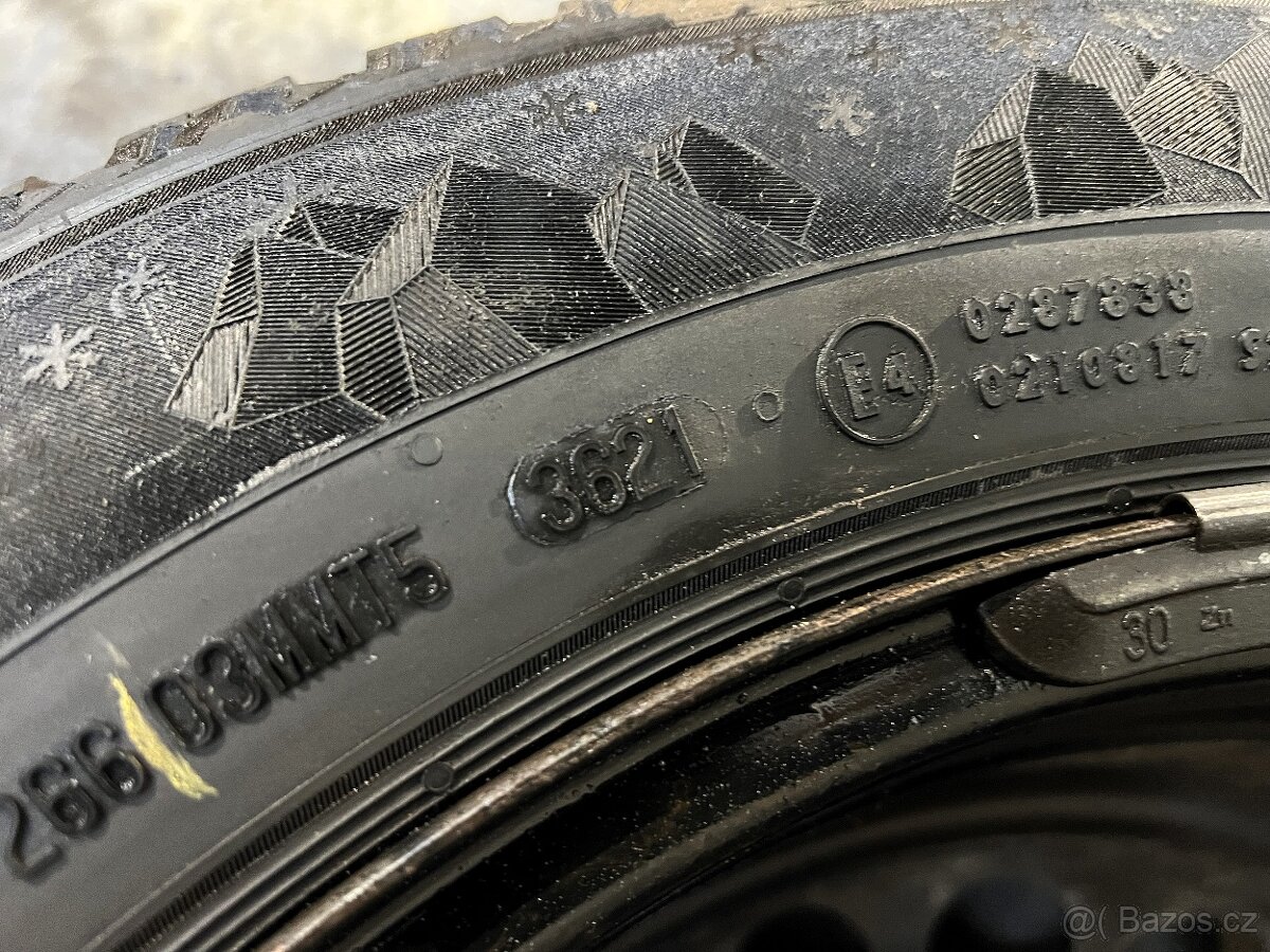 Zimní sada kol 5x110 R15, Semperit SpeedGrip5 195/65 R15 - 16