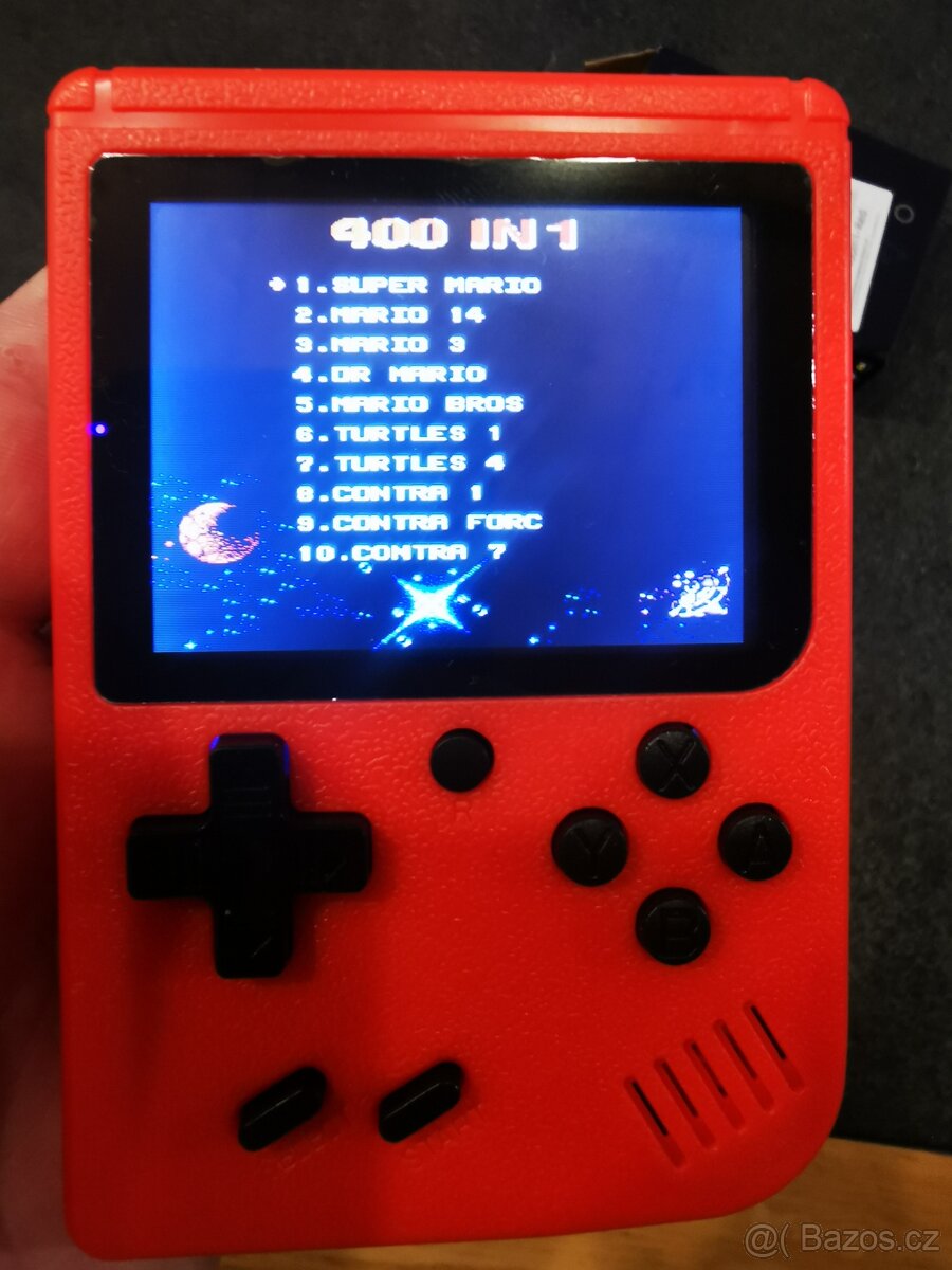 Herní kapesní konzole 400 her, skladem - 16
