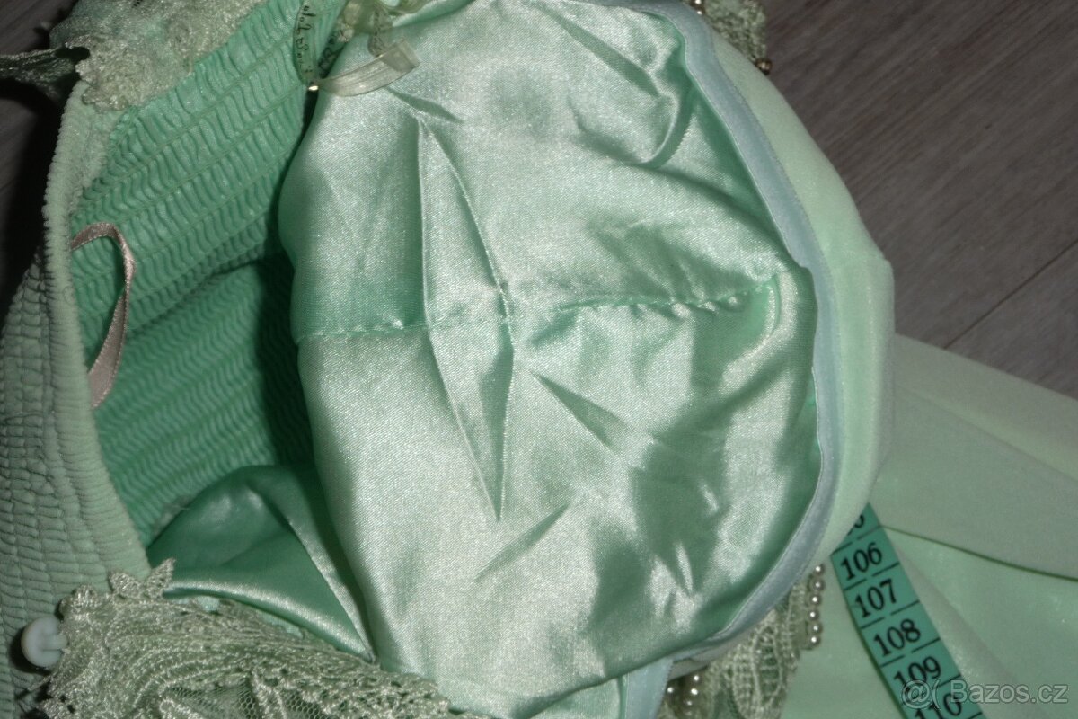 plesové společenské šaty vel. M - 16