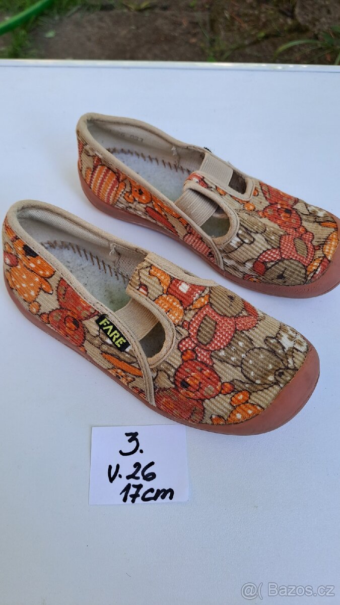 Dětské boty C , bačkůrky, ponožky - 16