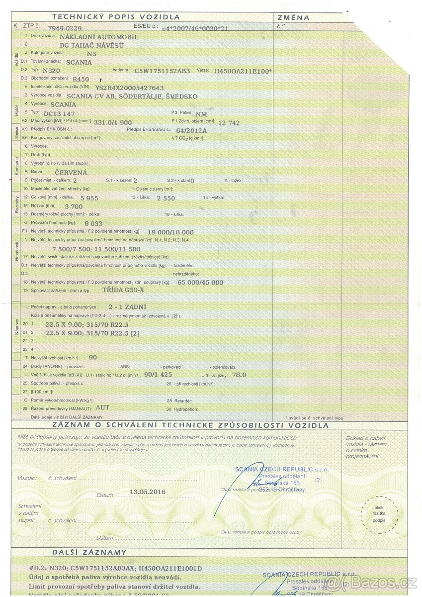 SCANIA R450 N320 HIGH LINE EURO 6 - 16