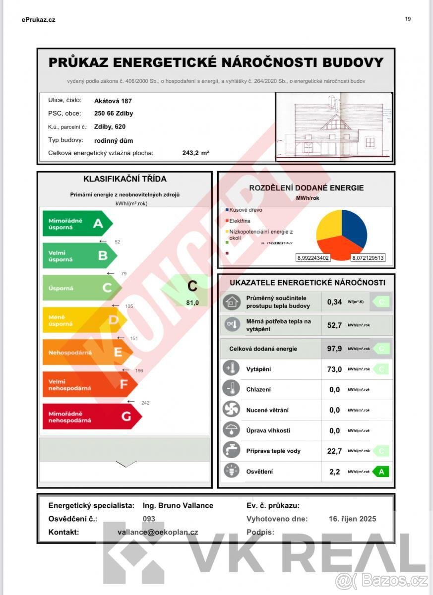 Prodej rodinného domu 5+2kk/G, 191 m2, Akátová 187, Zdiby - 16