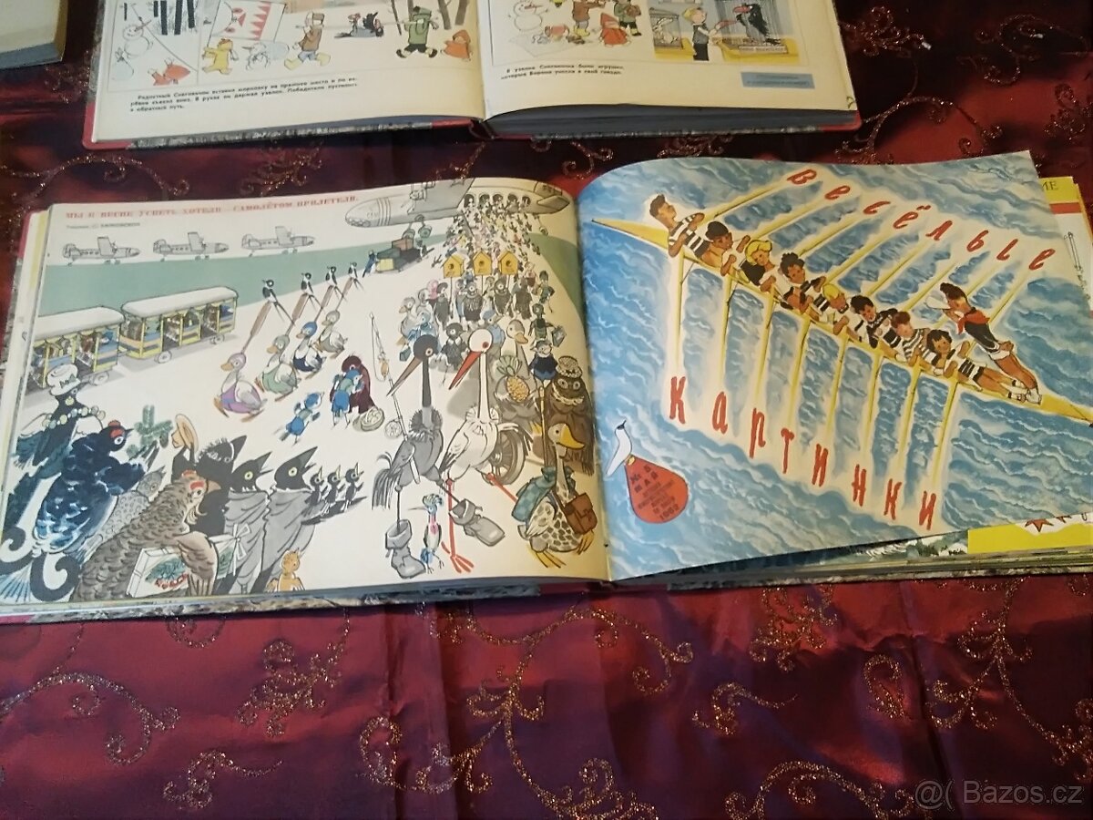 stare ruske knihy-mapy-vazane detske casopisy - 16