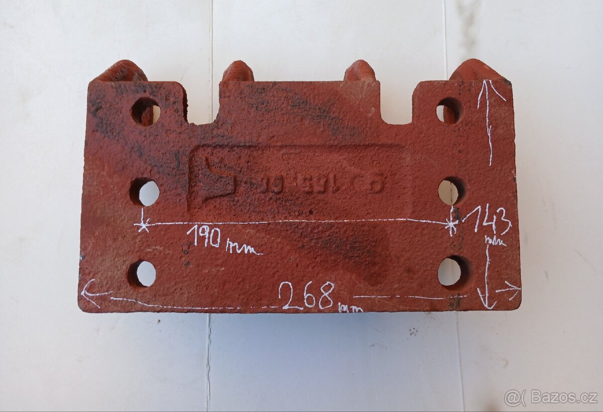 Prodám pravítko,vozíky,motor 5.5kw - 16