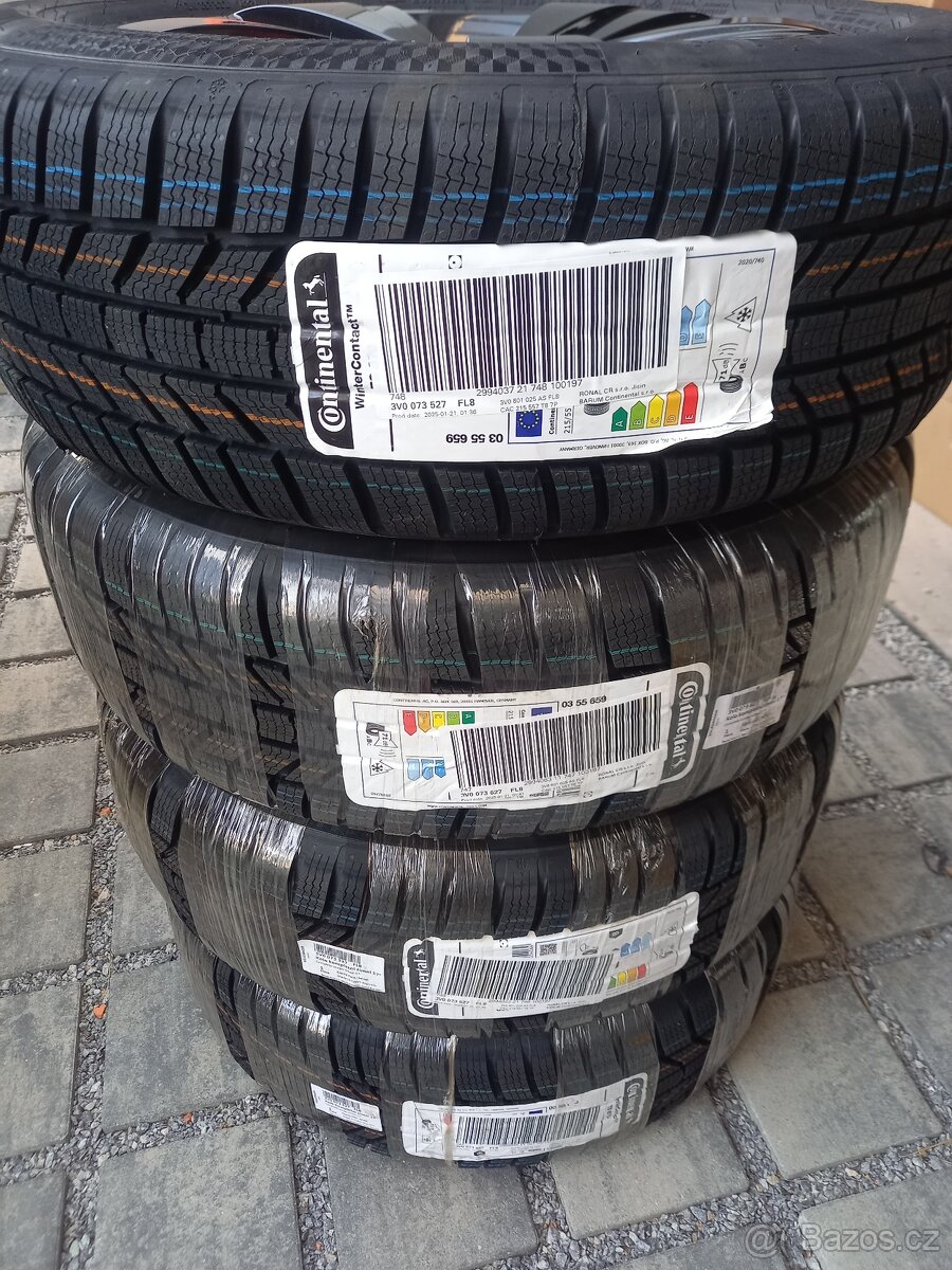 Š.Superb III,VW Passat B8- NOVÝ zimní ALU komplet 215/55R17 - 16