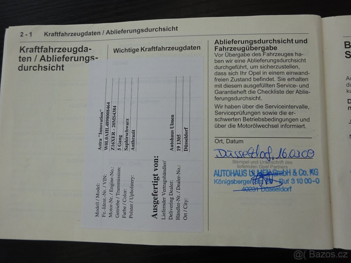 Opel Astra 1.6i r.v.2009 (85 kw) stk:6/2027 - 16