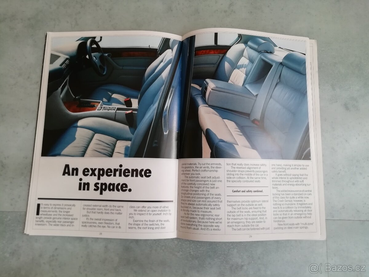 BMW E32 -složky s katalogy 1987 v angličtině - 16