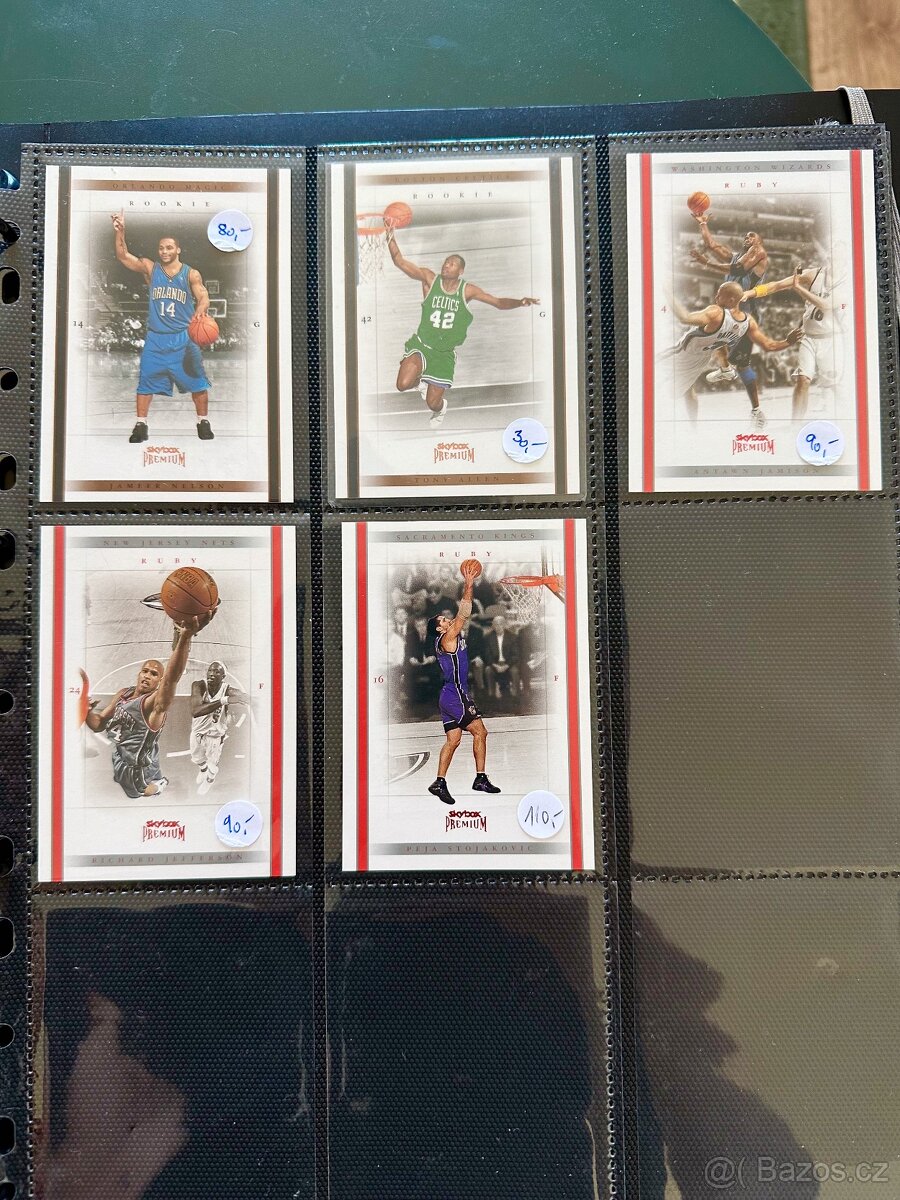 NBA karty (limitky,podpisovky, dresovky) - 16