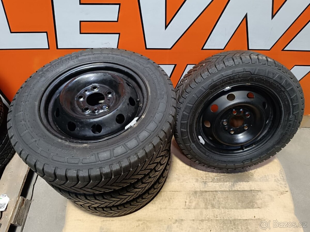 Kompletní celoroční kola na Fiat Ducato 195/70R15C - 16