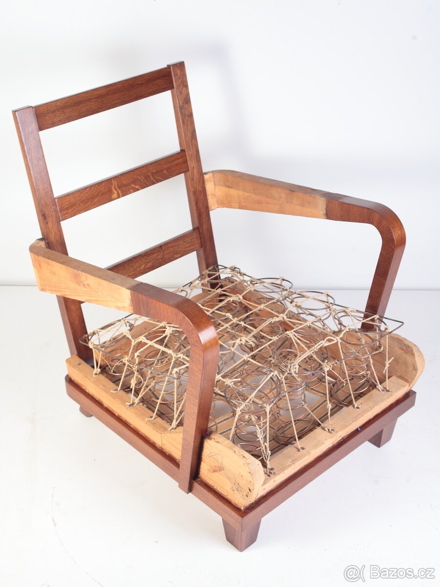 Křesla Art Deco Restaurováno - 16