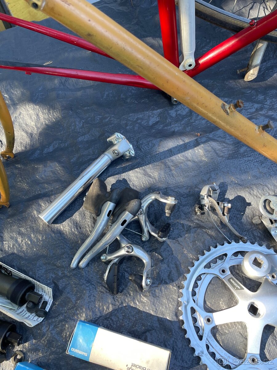 Rám kola pedály měnič kliky osa brzdy - 16