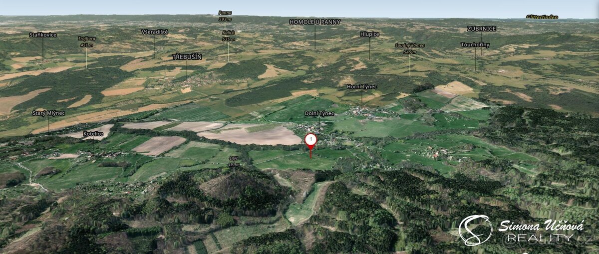 Prodej souboru pozemků v Třebušíně, nedaleko Litoměřic - 16