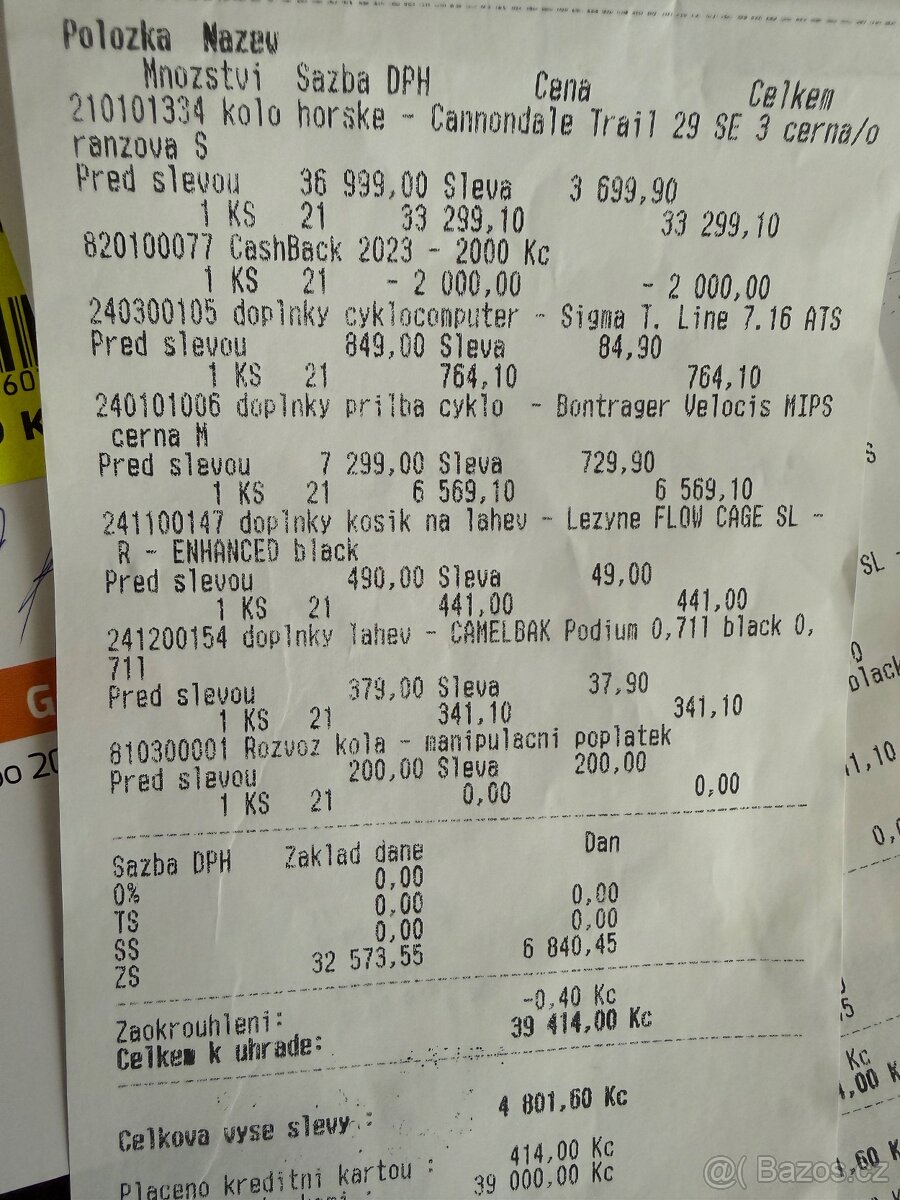 Horske Kolo Cannondale TRAIL 29 SE 3 S - 16