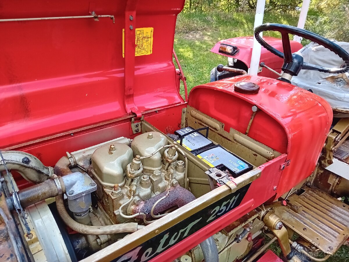 Zetor 2511 cabrio s tp, pěkný stav, boční kosa - 16