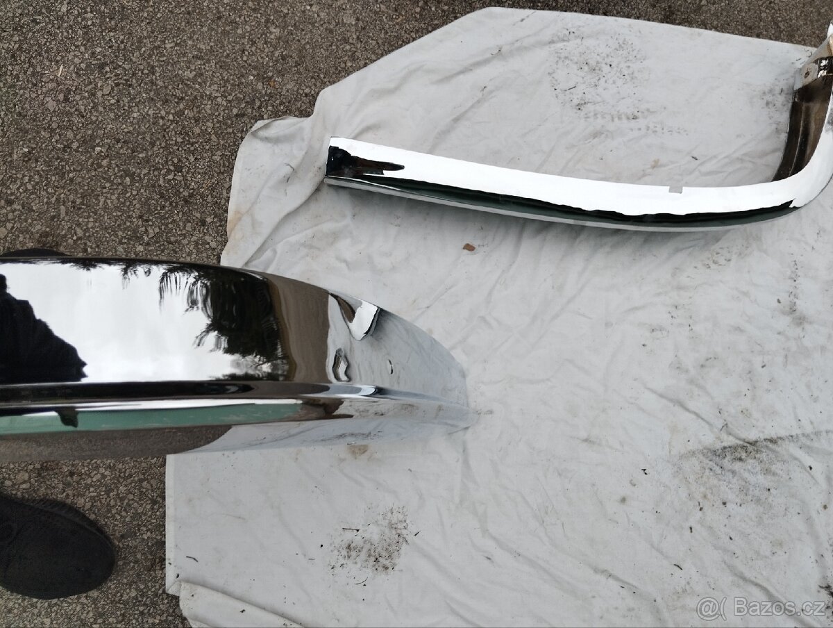 Škoda 100 110 nachromovane narazniky s vyrezom - 16
