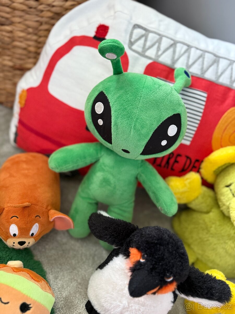Velká sada plyšáků + papírový pytel - 16