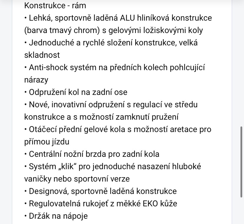 Kočárek Jasmine 2v1 - 16