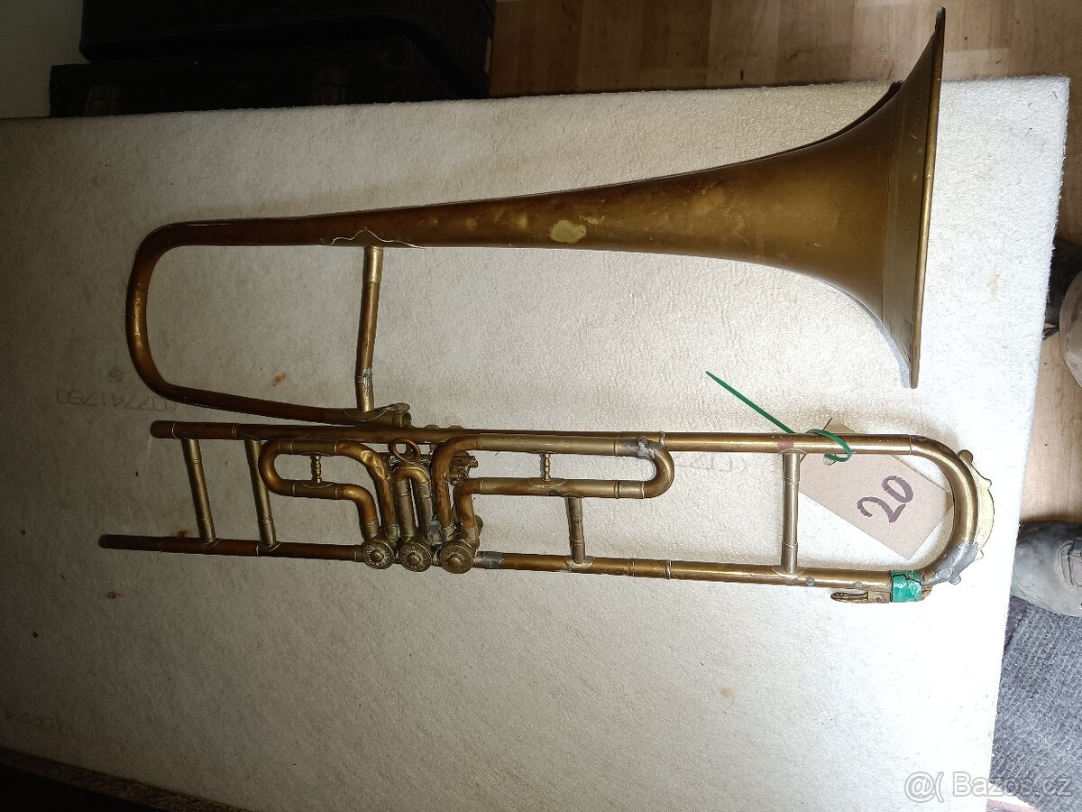 Prodám dechové nástroje. Amati, Lídl, Toneking, pozoun, trom - 16