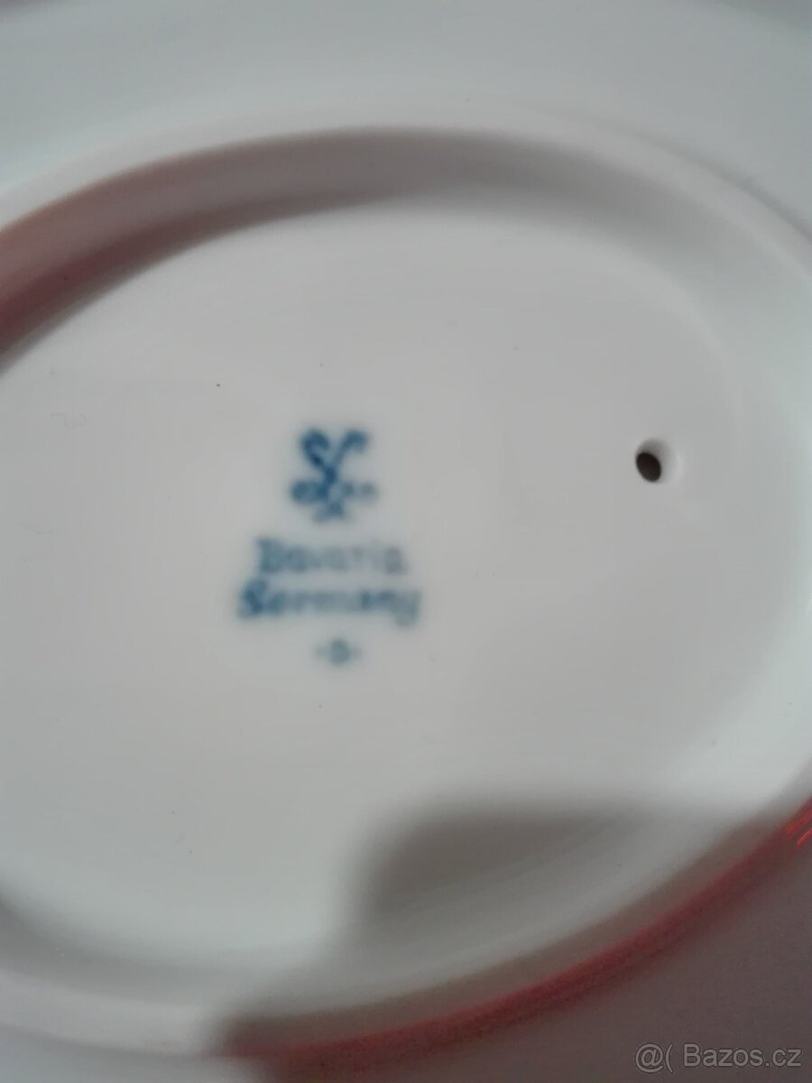 Porcelánové nádobí motiv cibulák zn. foto 12 kusů - 16