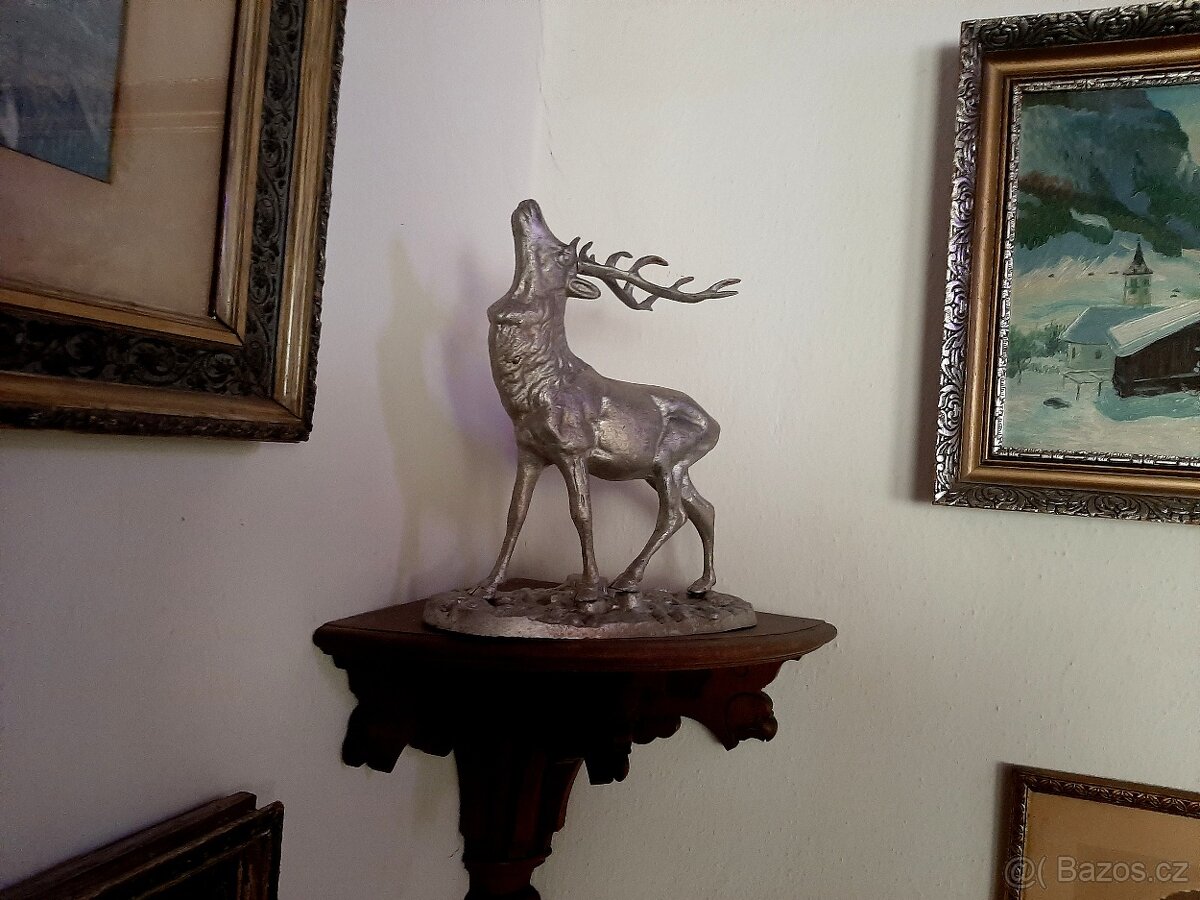 myslivost, soubor dekoračních předmětů - 16