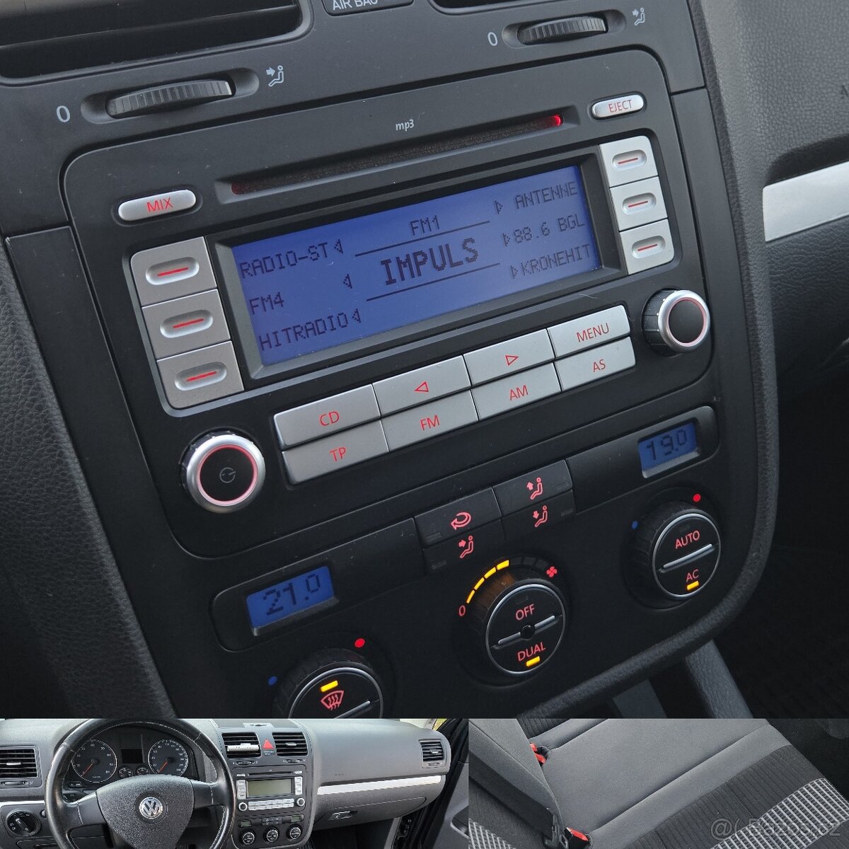 VW GOLF V 1,4 16v 2008 AUTOKLIMA REZERVACE - 16