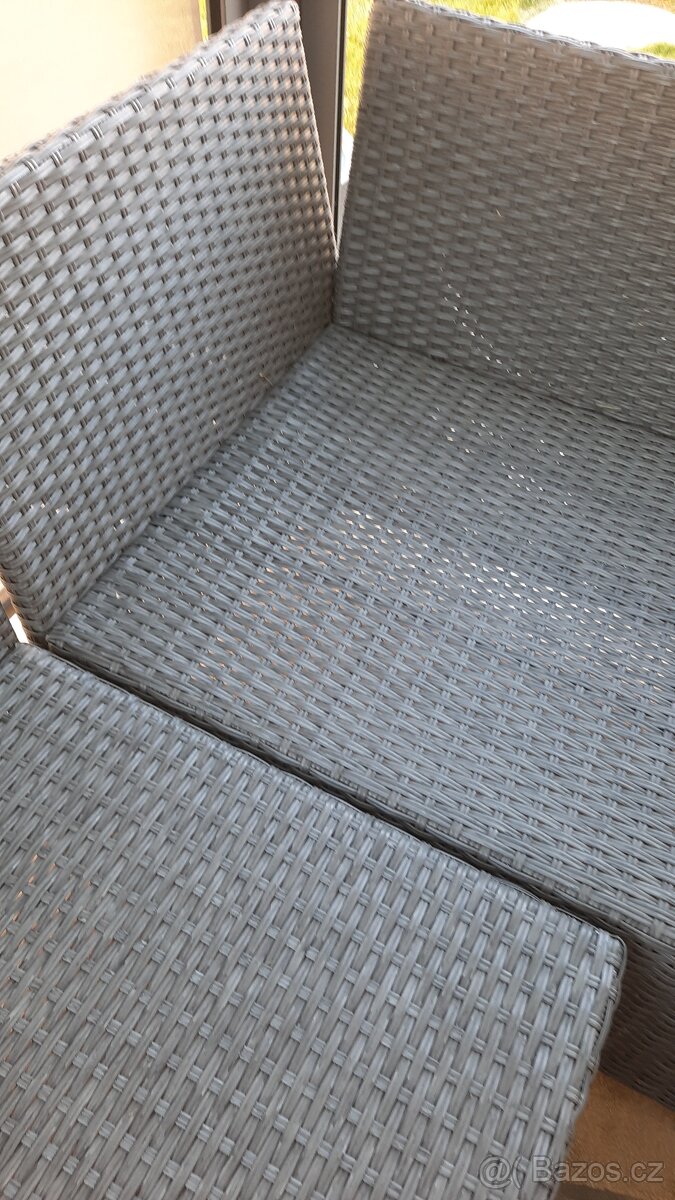 Relaxační Ratanová SESTAVA NA TERASU - 16