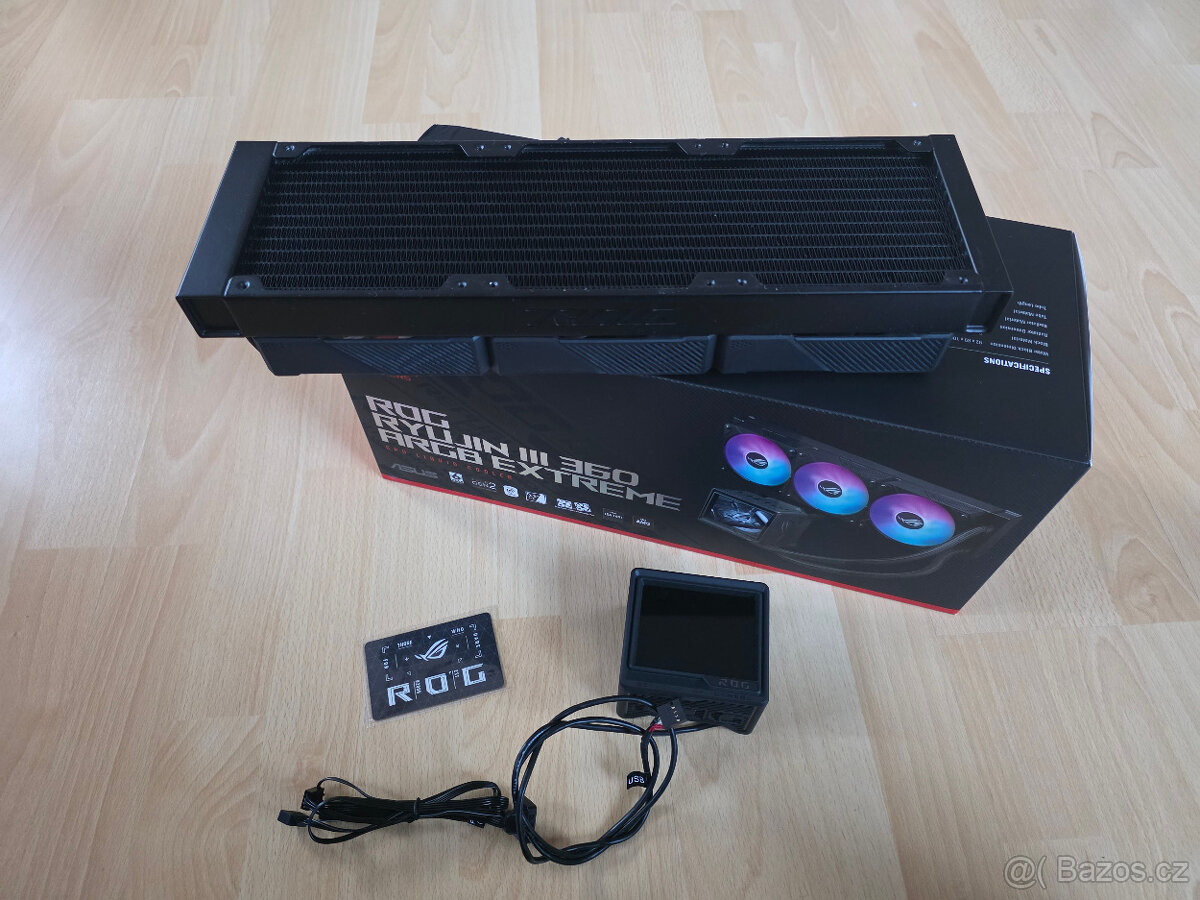 ASUS ROG Ryujin III 360 ARGB Extreme AIO CPU chladič - 16