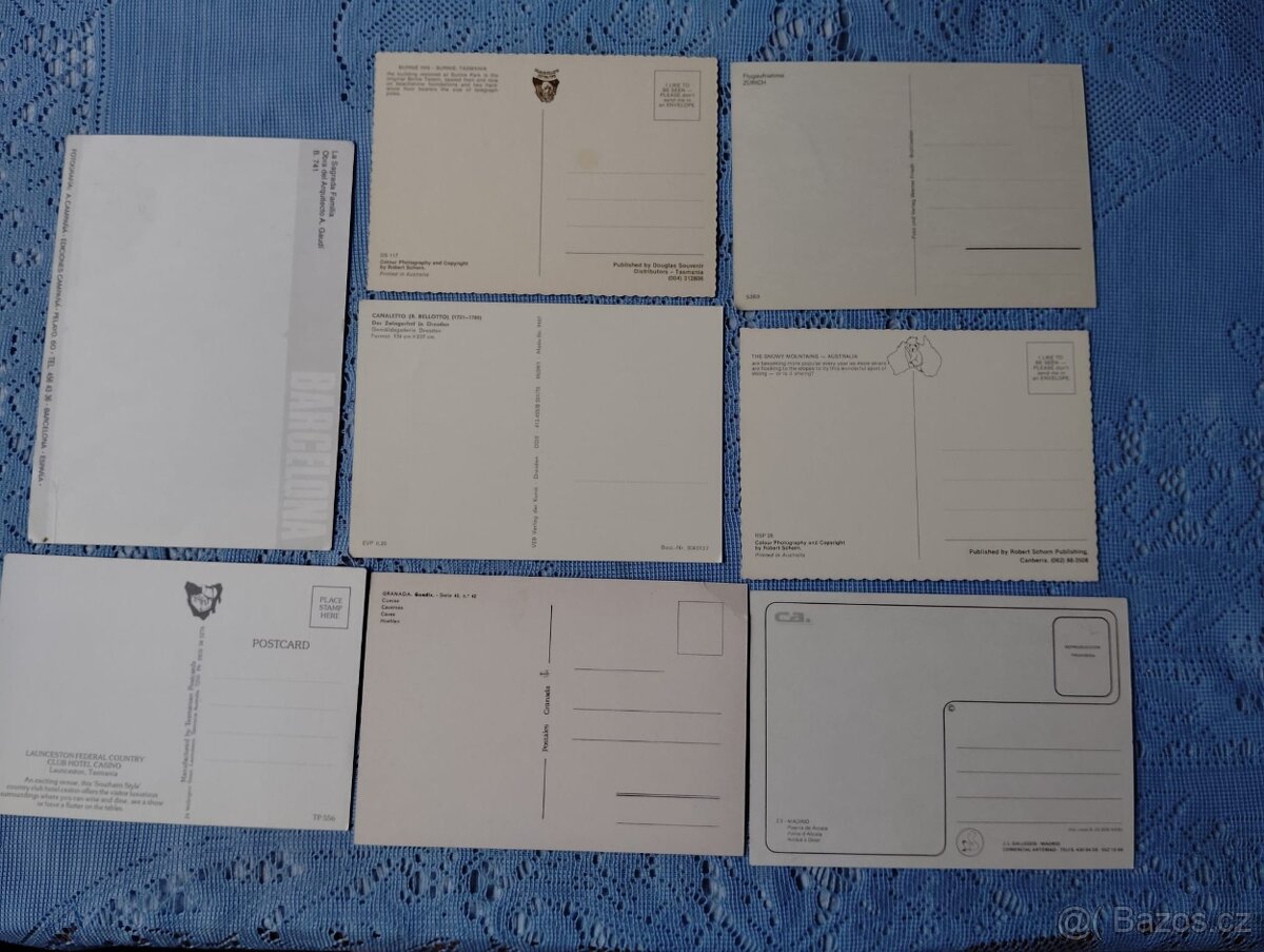Pohlednice -zahraničí - čisté. - 16