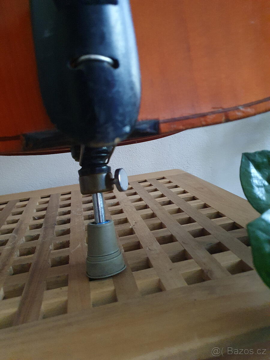 Celomasivní český 3/4 kontrabas, piezo snímač, obal - 16