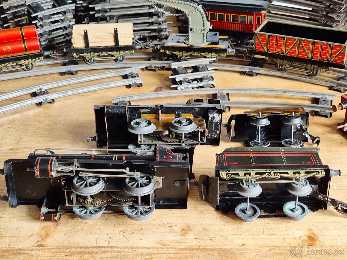 Vláčky J.De.P.,, koleje, rok 1930, rozchod 0, CENA ZA VŠE - 16