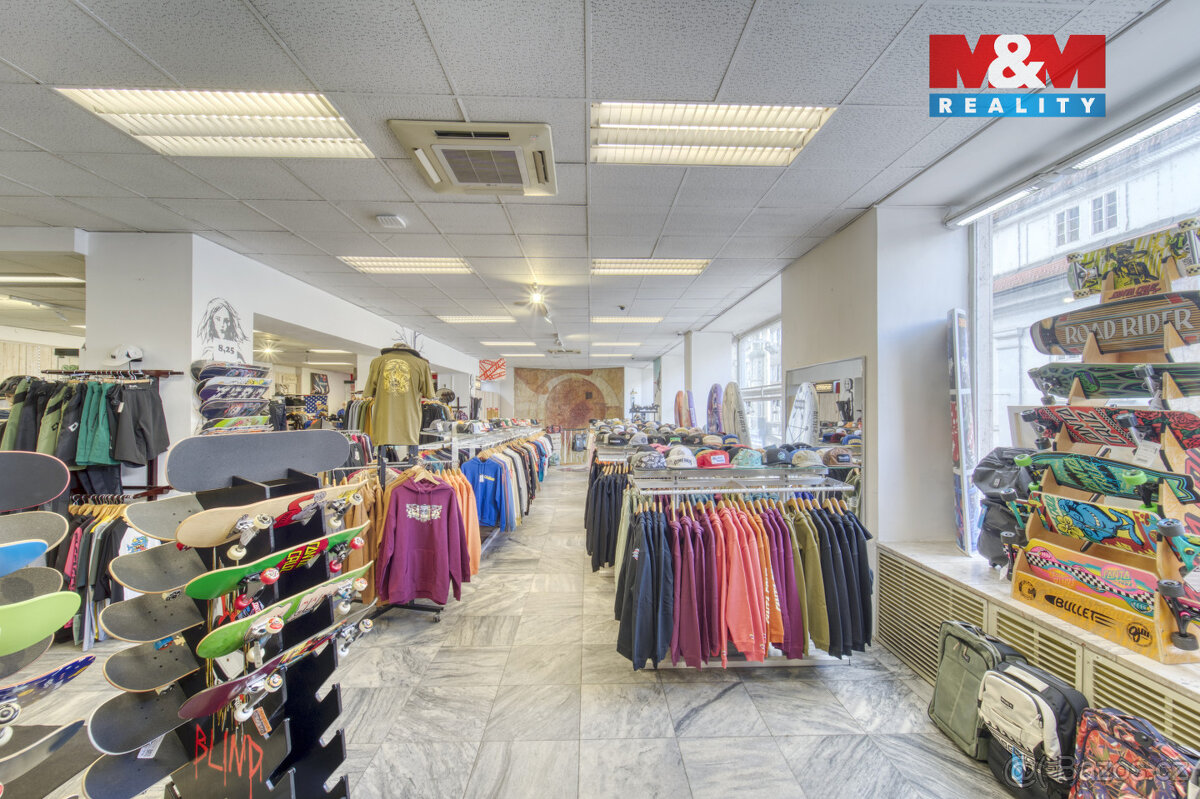 Pronájem obchod a služby, 598 m², Plzeň, roh nám. Republiky - 16