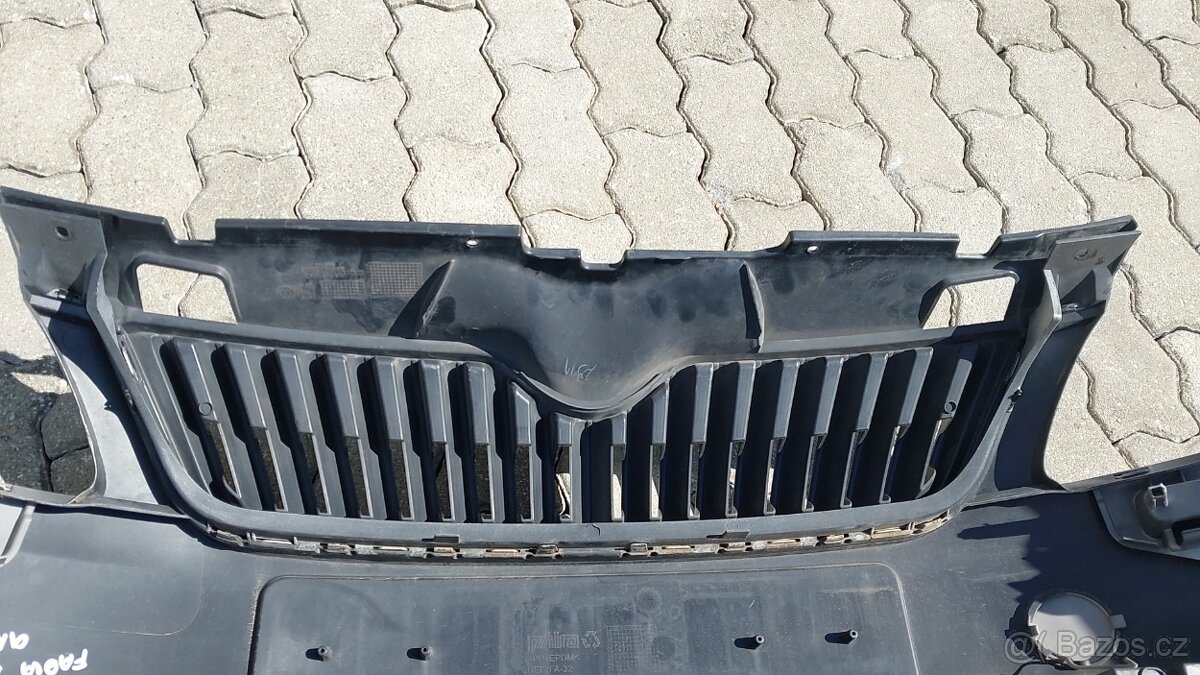 Škoda Fabia 2 – Nárazník přední stribrný 9156 Facelift - 16