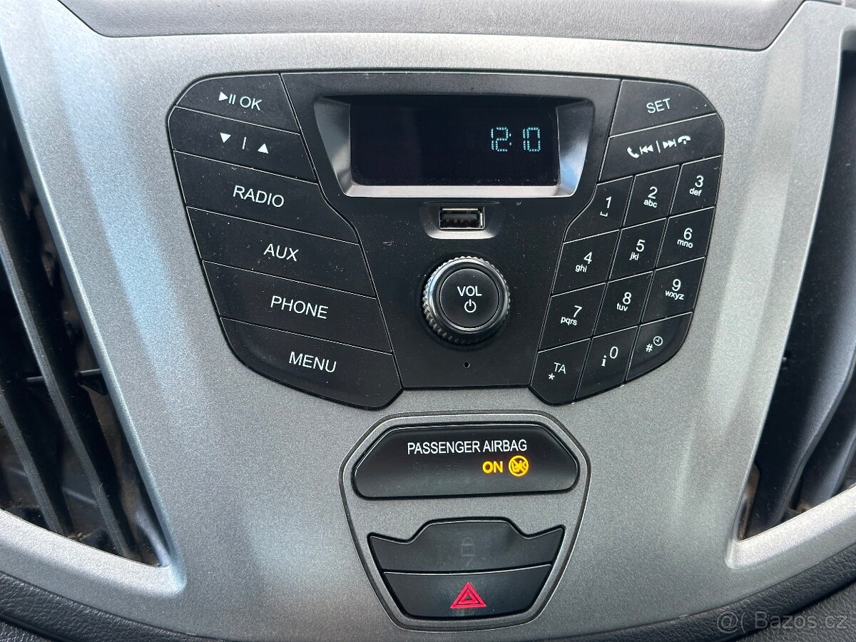 Ford Transit,96kw,6míst,1.maj.Čr,odpočet dph,tažné - 16