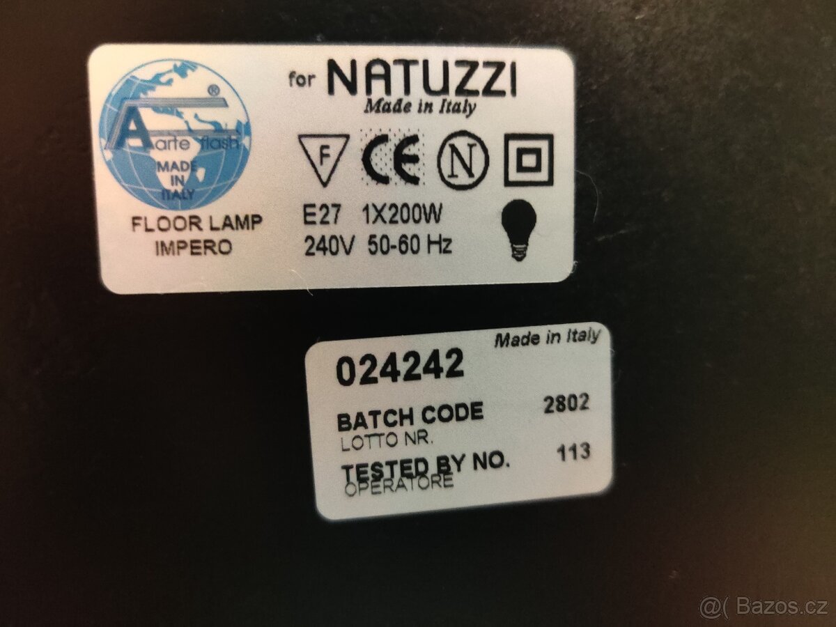 NATUZZI IMPERO - stojací lampa - 16